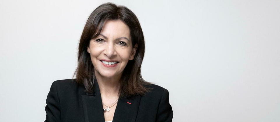 Portrait de la candidate Anne Hidalgo dans ses quartiers, pris le 7 janvier 2022.
