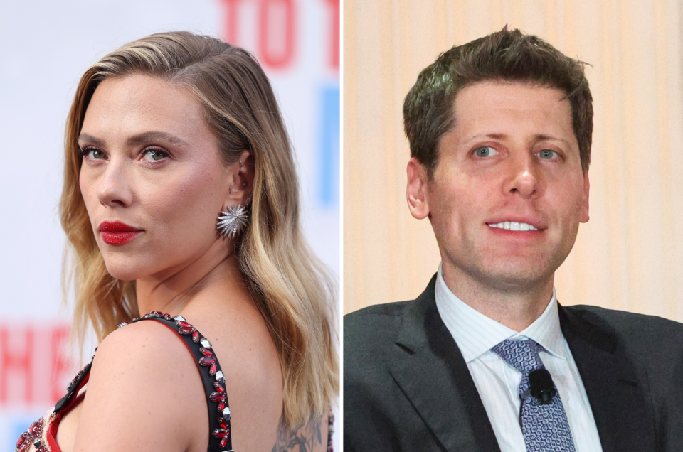 Scarlett Johansson said she was ‘angered’ by Sam Altman controversy (Getty Images)