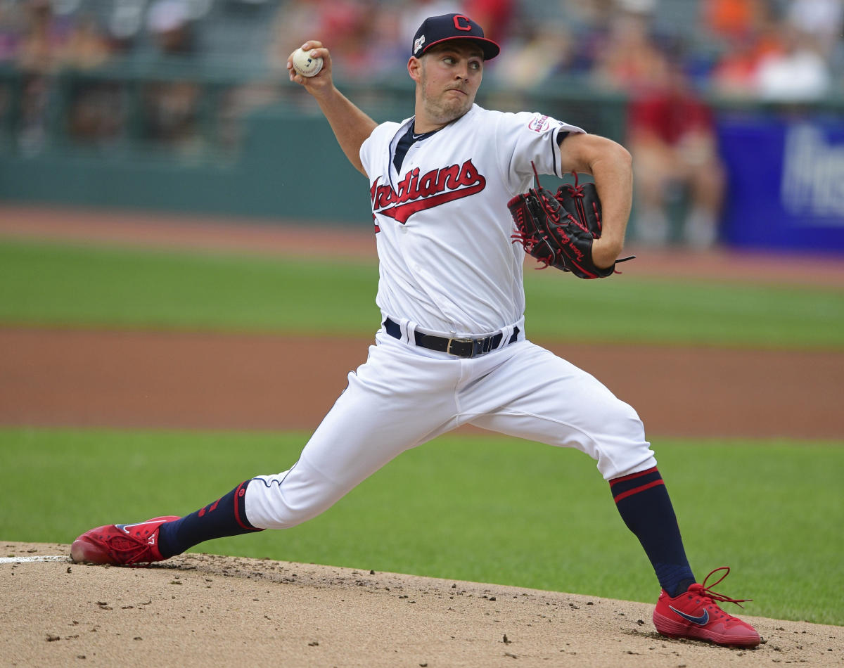 Dodgers introduce Trevor Bauer with 3-year deal - The San Diego