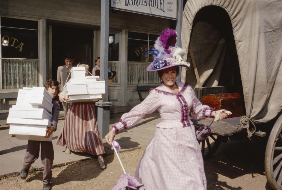 Katherine “Scottie” MacGregor plays Harriet Oleson in <em>Little House on the Prairie</em>. (Photo: NBC/NBCU Photo Bank via Getty Images)