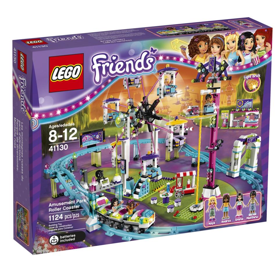 <p><a rel="nofollow noopener" href="http://www.walmart.ca/en/ip/lego-friends-amusement-park-roller-coaster-41130/6000196093758" target="_blank" data-ylk="slk:LEGO Friends Amusement Park Roller Coaster;elm:context_link;itc:0;sec:content-canvas" class="link ">LEGO Friends Amusement Park Roller Coaster</a><br> $103.86 </p>
