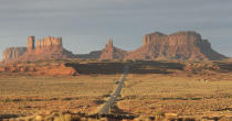 FILE - This Oct. 25, 2018 file photo shows Monument Valley, Utah. In the U.S. Southwest, the leader of the Navajo Nation restricted travel for employees who answer to him and wrote letters to federal officials saying anyone pulled away from duty at federal health care facilities on the vast reservation wouldn't be welcome back for 45 days. Tribes across the country have closed casinos to help slow the spread of the new coronavirus. In the U.S. Southwest, the leader of the Navajo Nation restricted travel for employees who answer to him and wrote letters to federal officials saying anyone pulled away from duty at federal health care facilities on the vast reservation wouldn't be welcome back for 45 days. (AP Photo/Rick Bowmer, File)