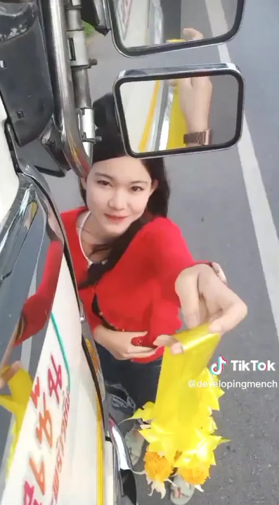 網友都讚她很可愛。（翻自TikTok）