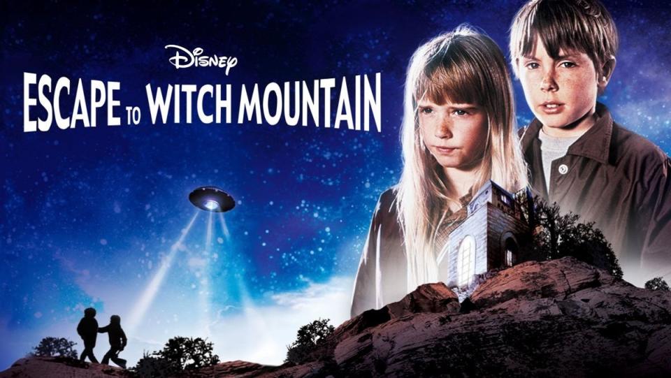 Escape to Witch Mountain Disney+ key art.