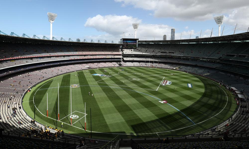 A general view prior to the 2017 AFL Grand Final match