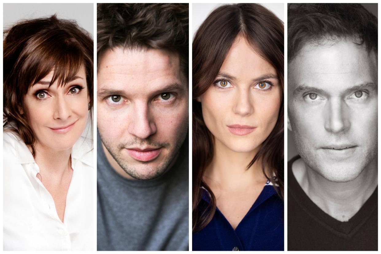 Pauline McLynn, Damien Molony, Charlotte Timmers and Daniel Lapaine