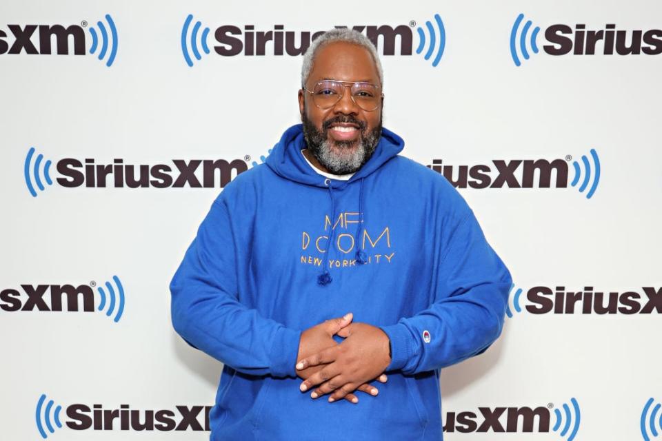 Kadeem Hardison, at SiriusXM Studios in New York last month. He said “A Different World” is a show “that should have gone on forever.” (Photo by Cindy Ord/Getty Images)