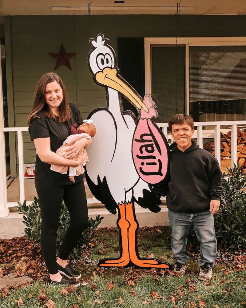 Tori Roloff with husband Zach and baby Lilah | Tori Roloff/ Instagram