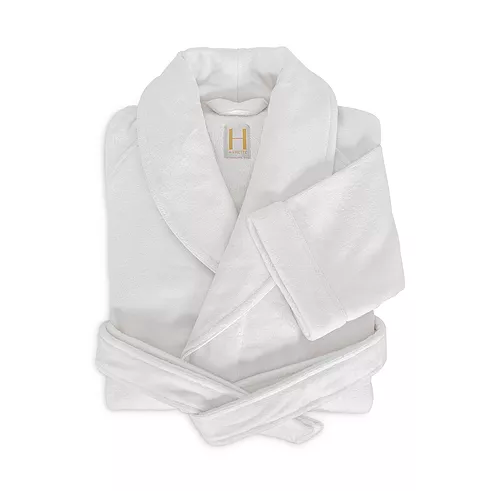 Best Luxury Bathrobes - H by Frette Shawl Collar Bathrobe