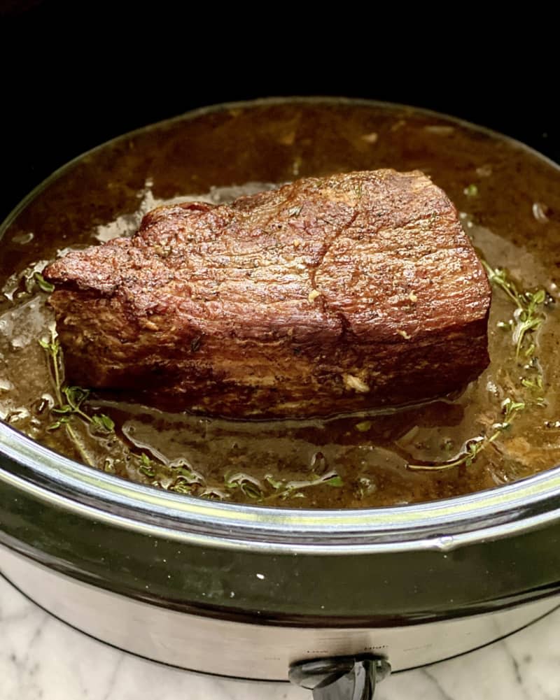 Slow Cooker Roast Beef 