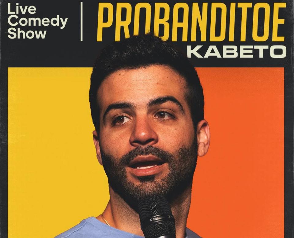 El comediante Kabeto con “Probaditoe” en el Teatro Trail.