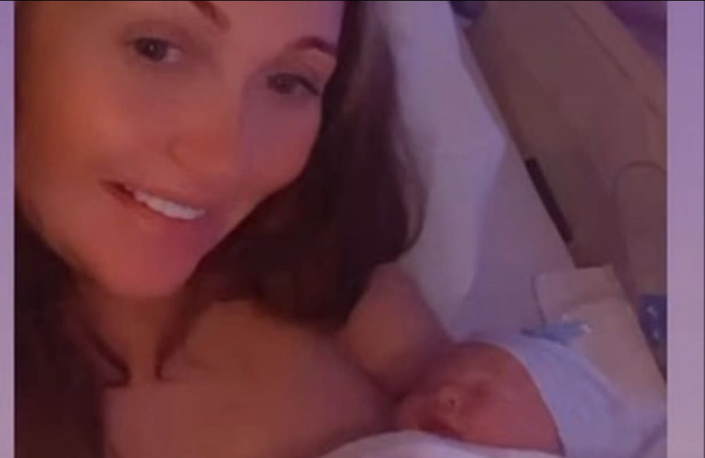 Charlotte Dawson has given birth to her second child credit:Bang Showbiz