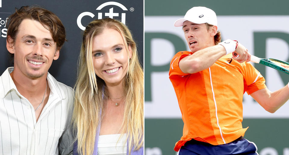Katie Boulter and her boyfriend Alex de Minaur have experienced mixed results at Indian Wells. Pic: Getty