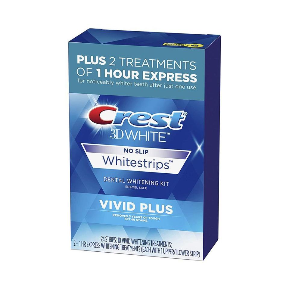 8) 3D White Whitestrips Vivid Plus