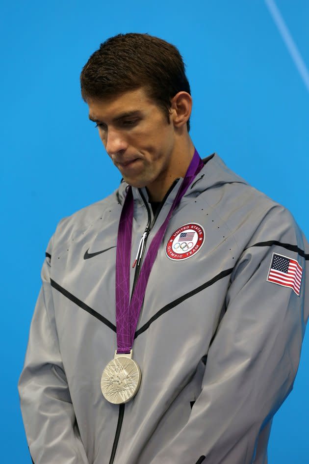 <b>Michael Phelps</b><br>Natation - 200m papillon<br>États-Unis