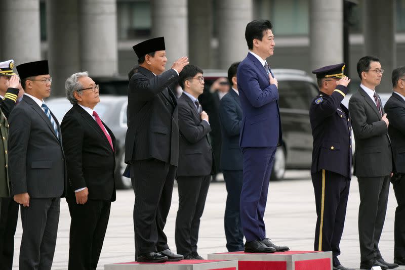 Indonesia's President-elect Prabowo Subianto visits Japan