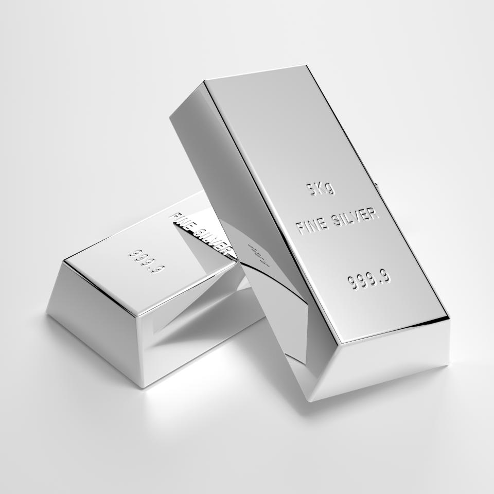 Silver bars.