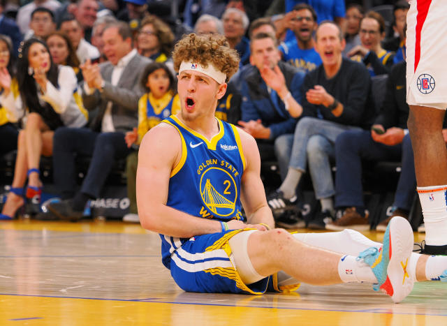 Warriors' Brandin Podziemski named to NBA All-Rookie first team - Yahoo  Sports