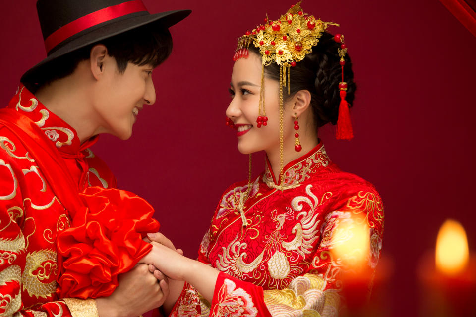 中式婚禮流程（示意圖/Getty Image）