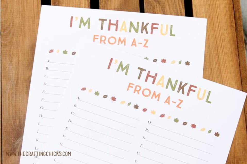 Thanksgiving Games (The Crafting Chicks)