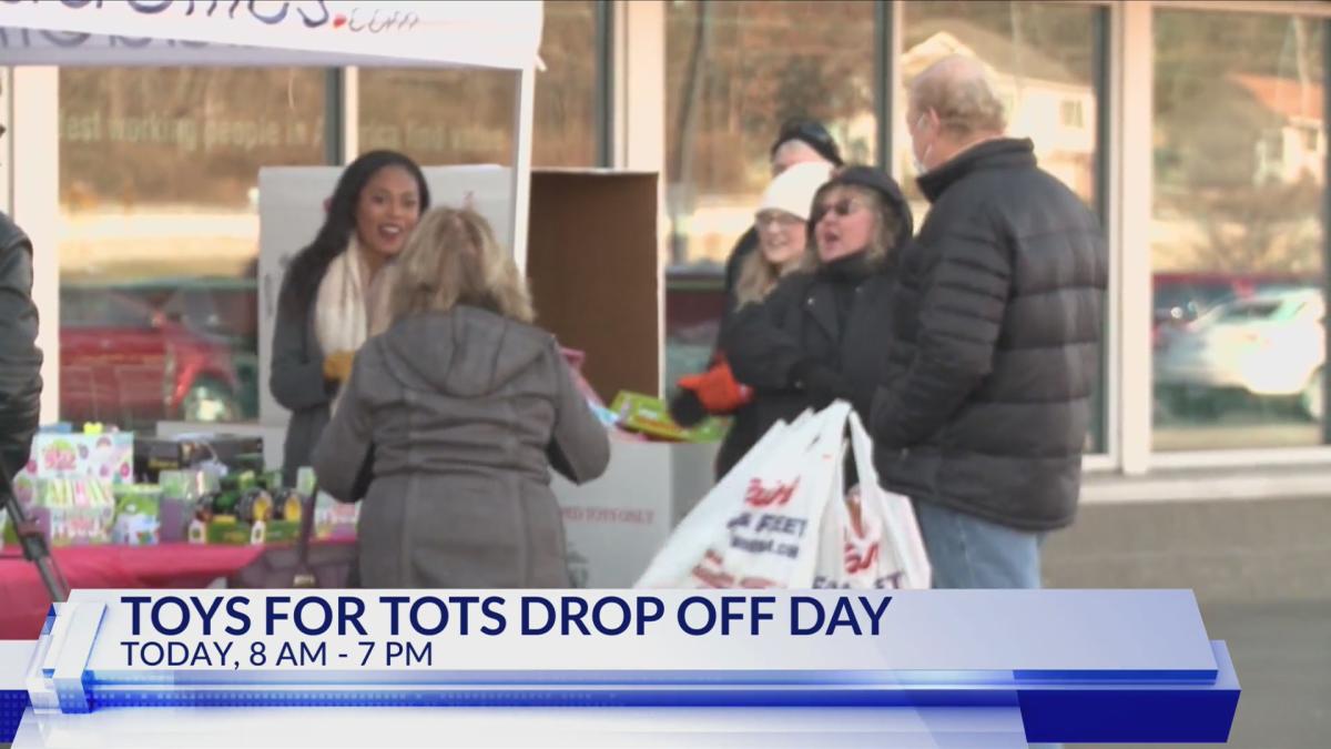 Toys for Tots drop off day