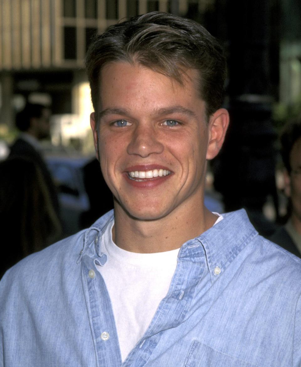 Closeup of Matt Damon