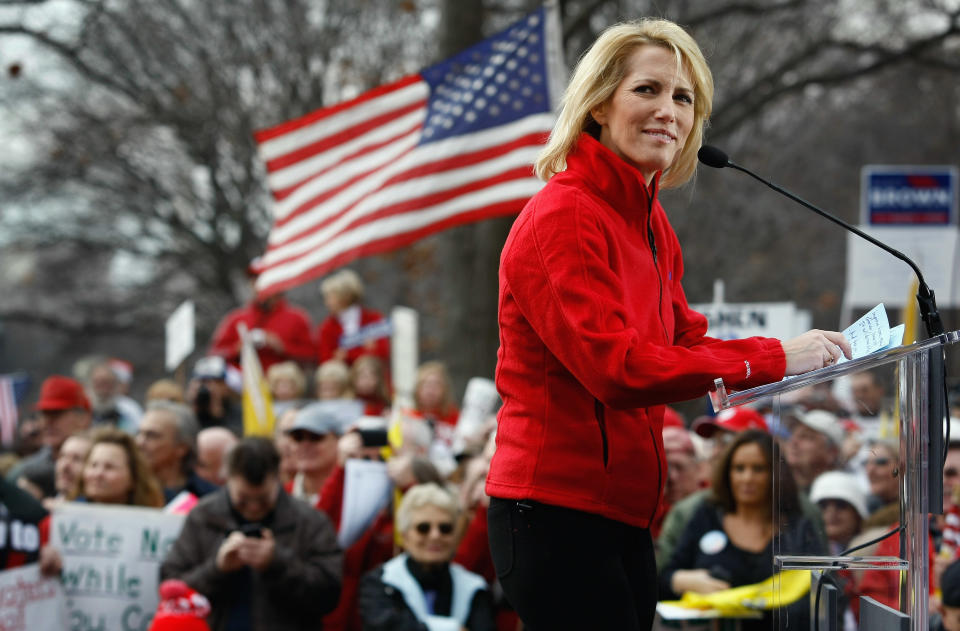 Fox host Laura Ingraham mocked Stoneman Douglas student David Hogg on social media. (Photo: Getty Images)