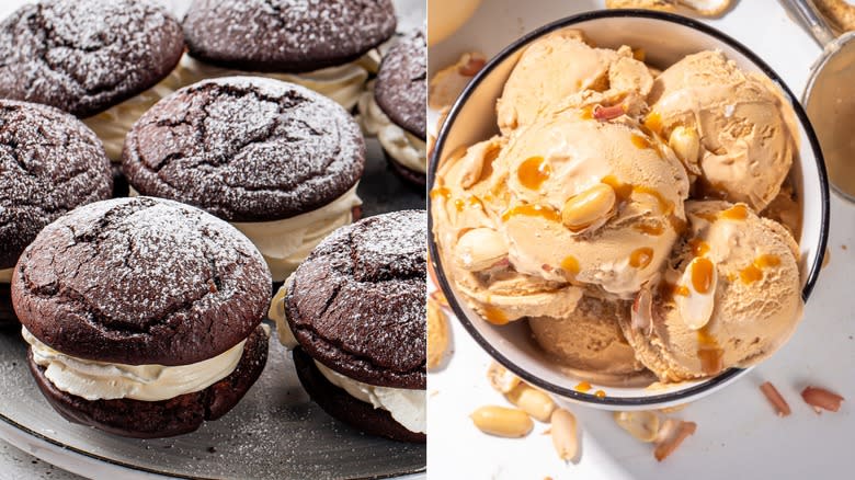 whoopie pies and ice cream