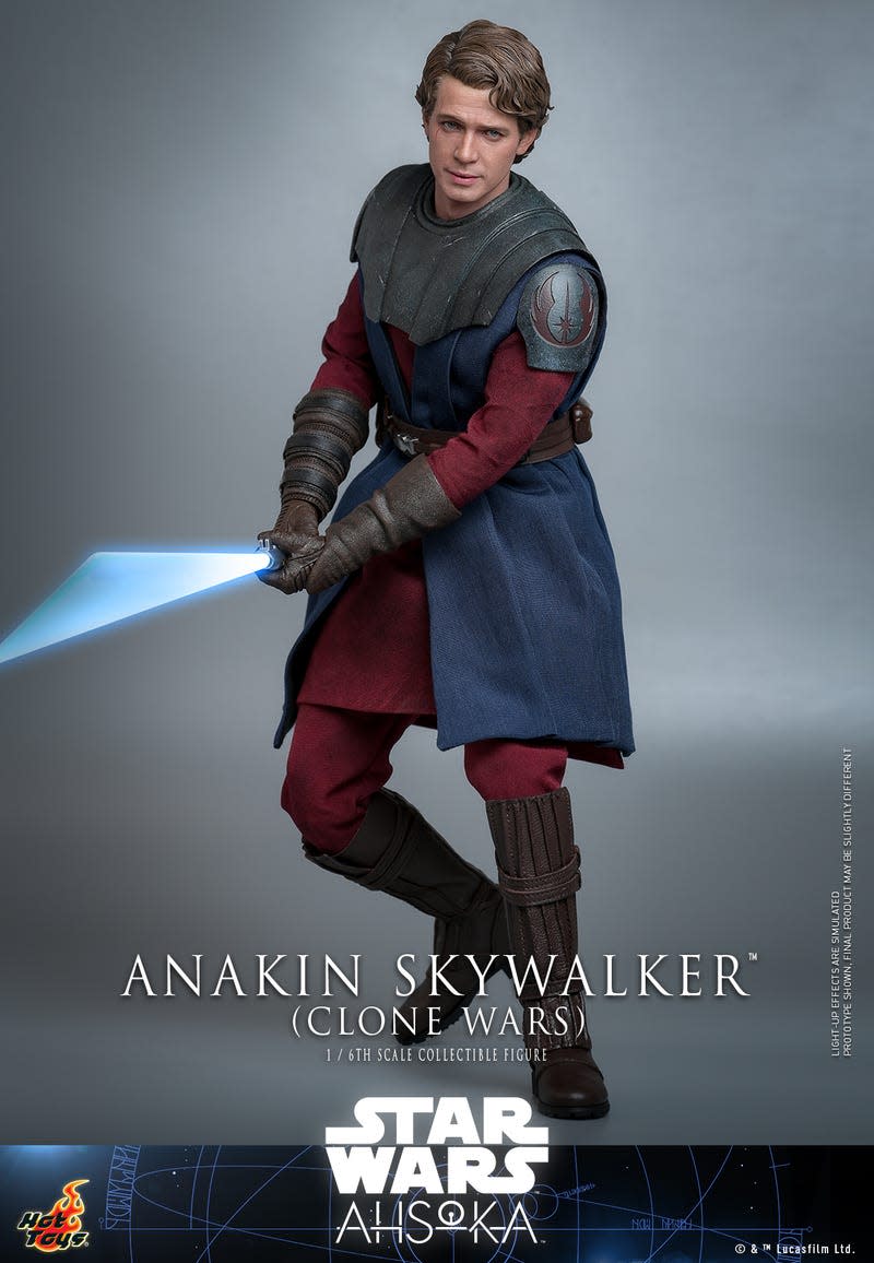 Image: <a class="link " href="https://www.toyark.com/2024/04/05/star-wars-ahsoka-clone-wars-era-anakin-skywalker-by-hot-toys-530517" rel="nofollow noopener" target="_blank" data-ylk="slk:Hot Toys/Toyark;elm:context_link;itc:0;sec:content-canvas">Hot Toys/Toyark</a>