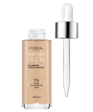 L'Oréal Paris Serum rellenador con color y ácido hialurónico, True Match , Tono 2-3 Light/Amazon.com.mx