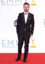 The perennially cute Aaron Paul, who took home another supporting actor Emmy for his role in the addictive cable drama “Breaking Bad,” didn’t look as dashing as we hoped he would for his big night. His pants were a bit too baggy and low and the beige bow-tie just didn’t do it for us