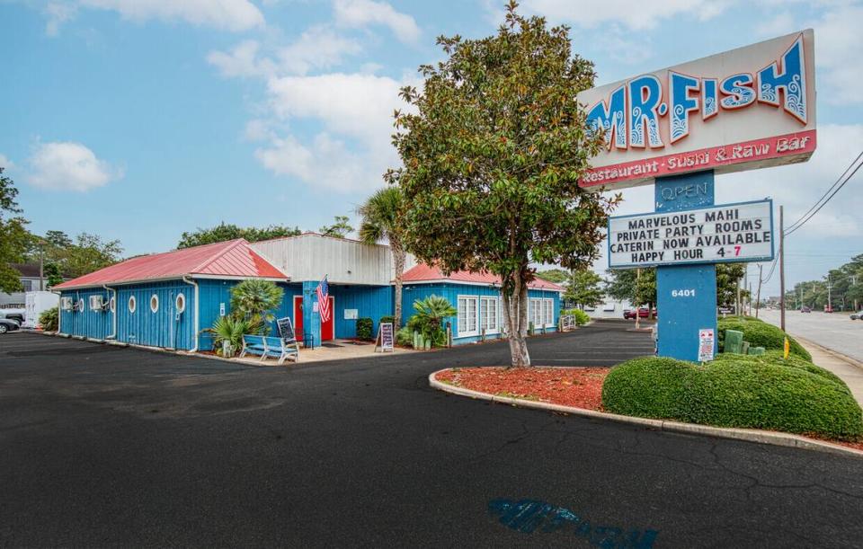 Mr. Fish seafood restaurant and market along North Kings Highway in Myrtle Beach is closing after a nearly 30-year run, according to a Dec. 12, 2022 online real estate listing. King One /Provided