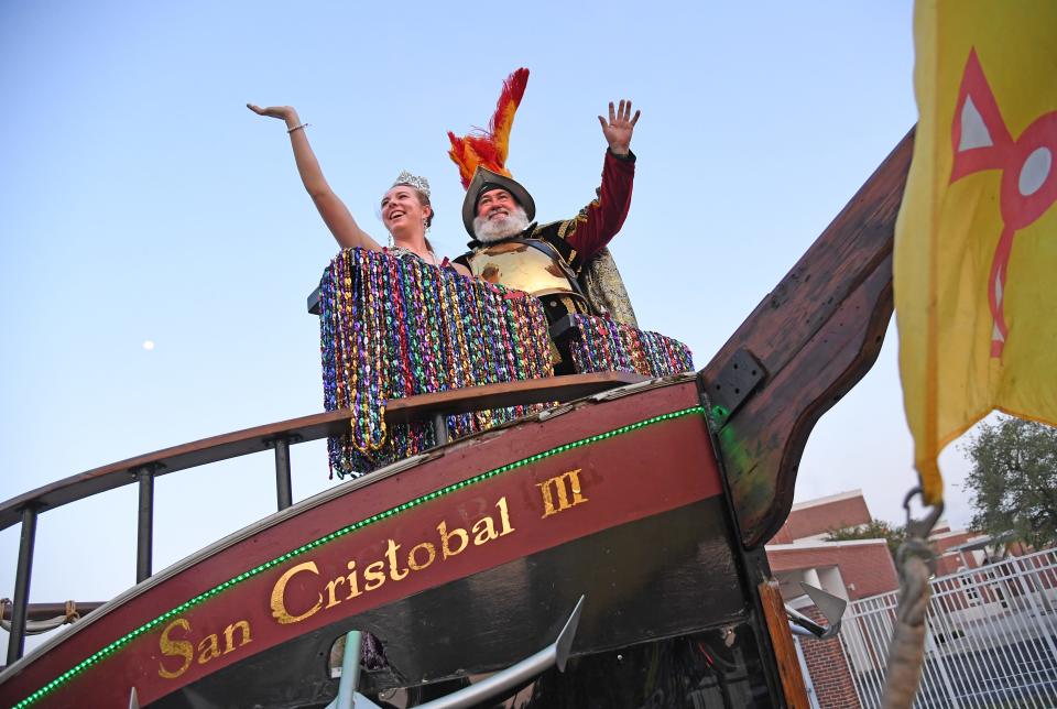 The De Soto Grand Parade, pictured here in 2021, will return April 27 to Bradenton.