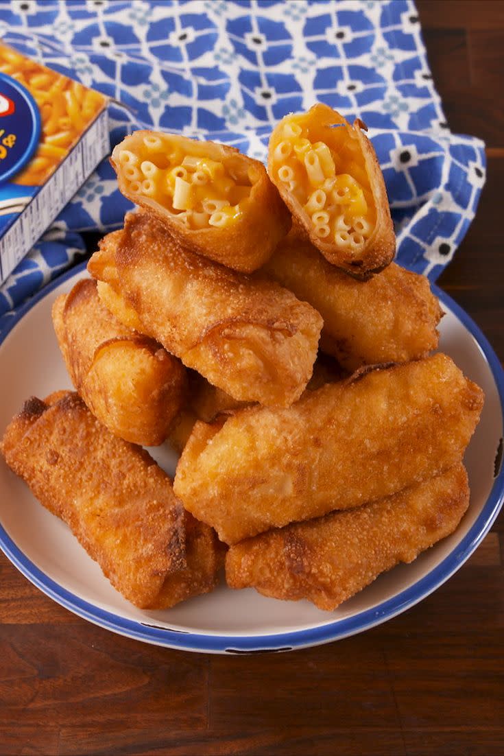 Mac & Cheese Egg Rolls