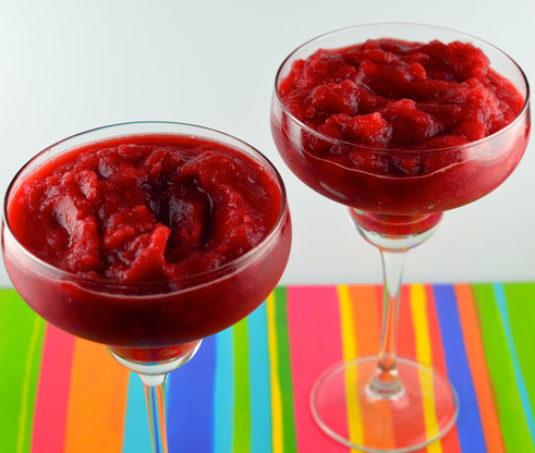 Ice Cream Maker Berry Margaritas 