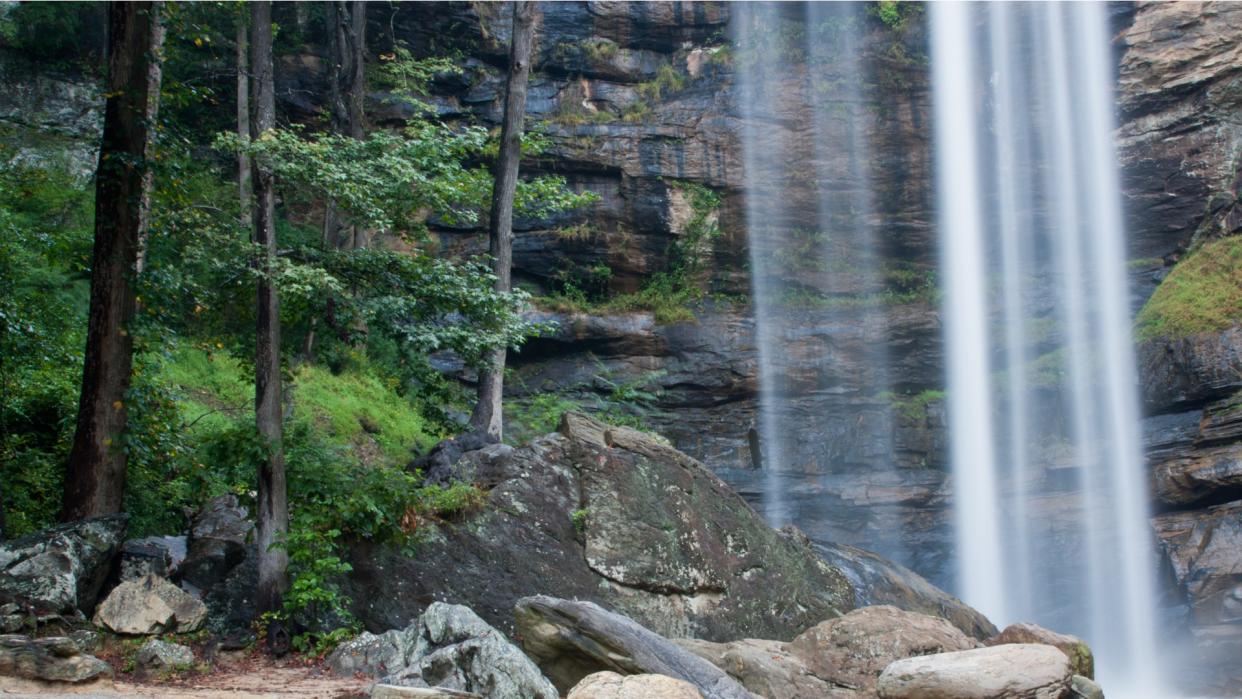Lower section of Toccoa Falls
