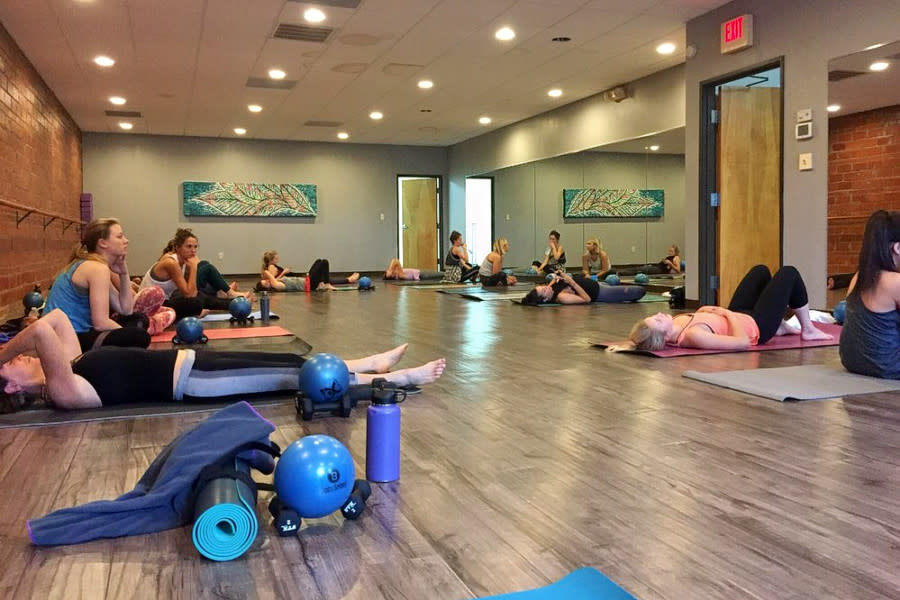 <b>Photo: meagan g./<a href="https://yelp.com/biz_photos/balance-yoga-barre-oklahoma-city?utm_campaign=1fdf3287-209b-4cc1-adb0-c5d695b2a8cf%2C225459b1-8e1d-446e-bcaf-a19213c7ada8&utm_medium=81024472-a80c-4266-a0e5-a3bf8775daa7" rel="nofollow noopener" target="_blank" data-ylk="slk:Yelp;elm:context_link;itc:0;sec:content-canvas" class="link ">Yelp</a></b>