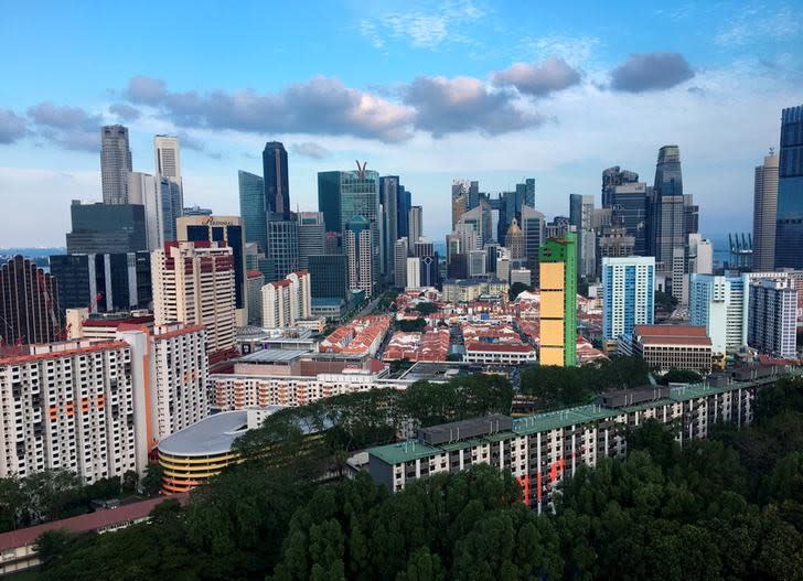 A view of the skyline of Singapore in 2017. (File Photo: Reuters/Woo Yiming)