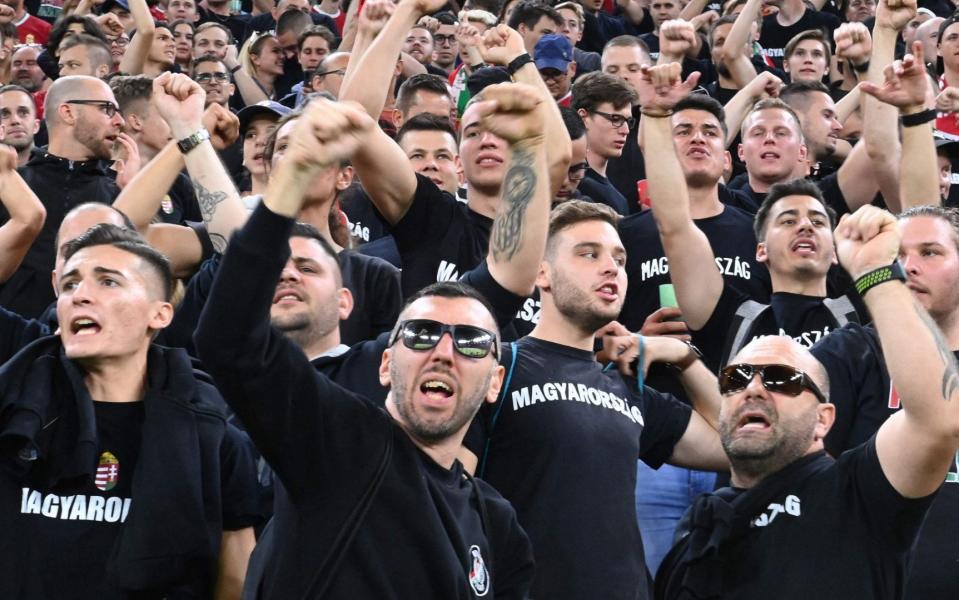 Hungary supporters in Budapest - GETTY IMAGES