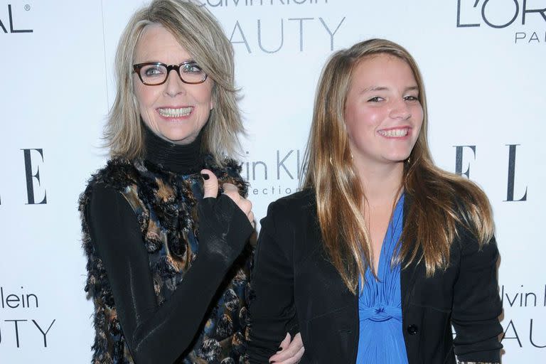 A pesar de que nunca quiso casarse, Diane Keaton está feliz por el compromiso de su hija