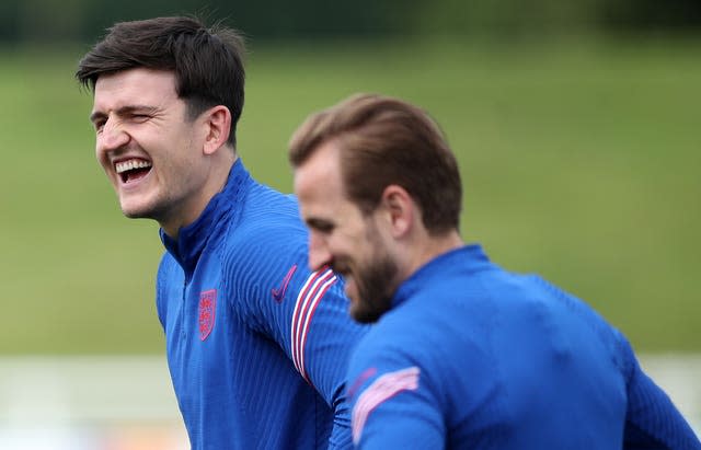 Harry Maguire, left, is in the form of his life