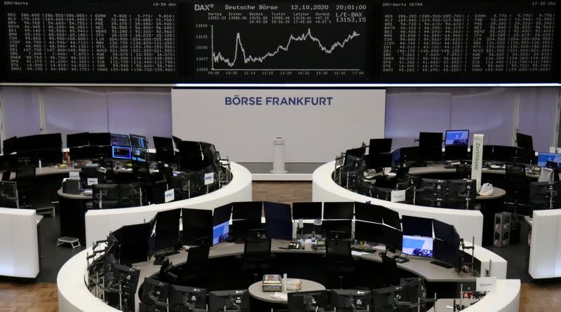 FILE PHOTO: The German share price index DAX graph at the stock exchange in Frankfurt