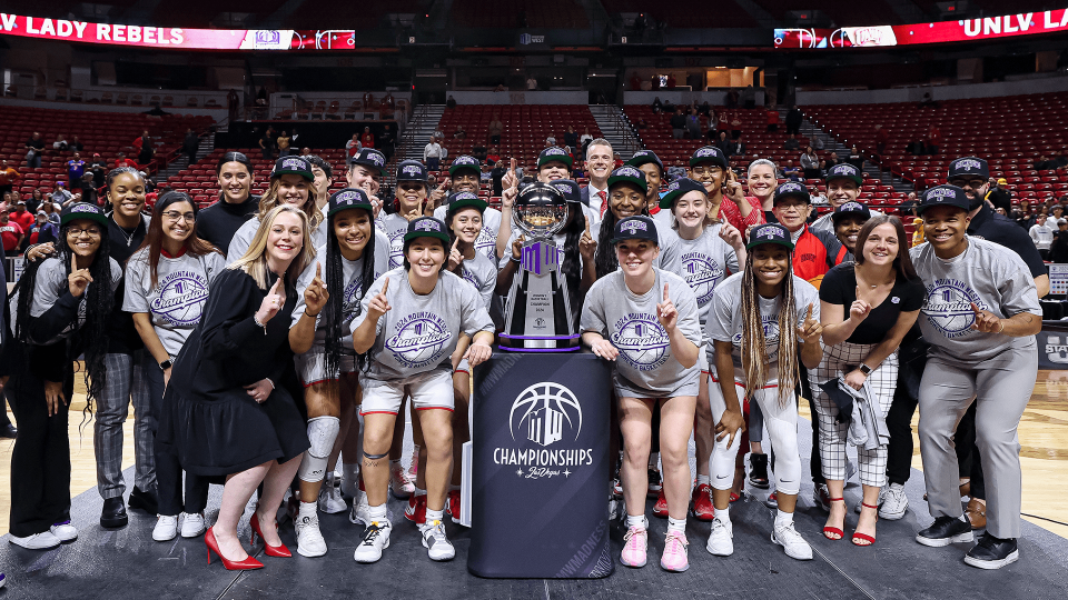 UNLV won its third straight Mountain West title on Wednesday. (UNLV Athletics)