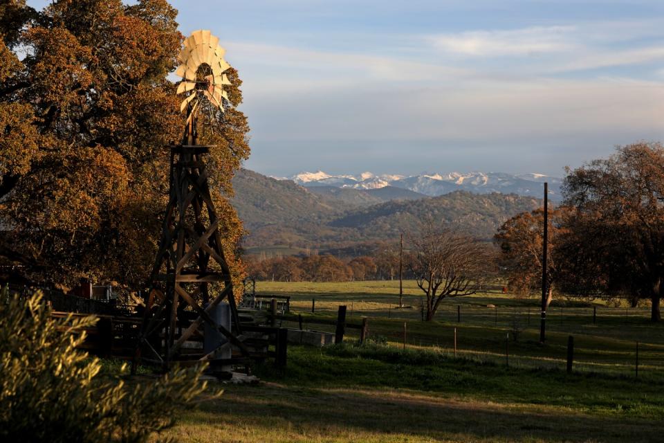 Squaw Valley seen from George Smith Road and State Route 180.