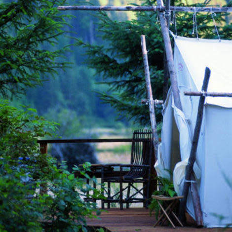 Romantic luxury tents