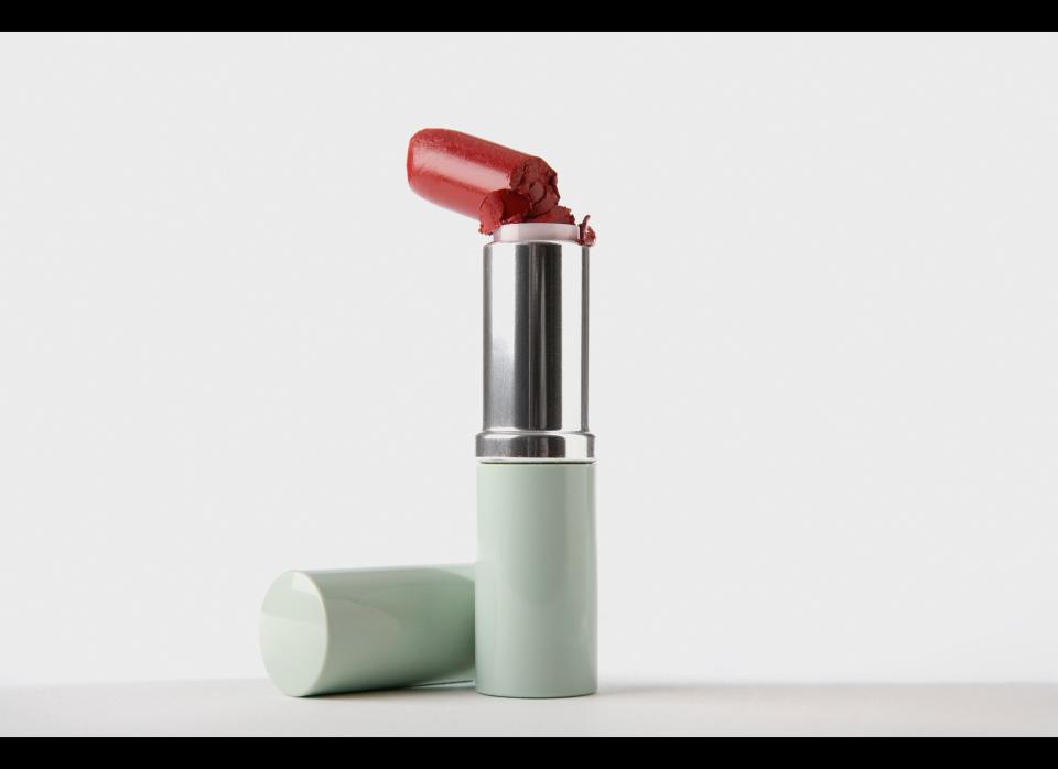 Opening a brand new tube of lipstick to find it split in two is never fun. If you're looking for a quick fix, here are some tips to consider: Using a <a href="http://www.youtube.com/watch?v=AMb2gE6v-Uc" target="_hplink">blow dryer, melt your broken parts back together and freeze your tube in a plastic baggie</a>. You can also <a href="http://www.wikihow.com/Repair-a-Broken-Lipstick" target="_hplink">use a lighter to reshape your lipstick; simply put it in the refrigerator when you're done for an hour so it can harden</a>. 