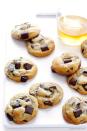 <p>Just because it's not a Derby party doesn't mean there can't be bourbon involved. Kick up your holiday cookies, Kentucky-style, by adding a shot or two to classic chocolate chip cookies.</p><p>Get the recipe from <a href="https://www.gimmesomeoven.com/bourbon-chocolate-chip-cookies-recipe/" rel="nofollow noopener" target="_blank" data-ylk="slk:Gimme Some Oven;elm:context_link;itc:0;sec:content-canvas" class="link ">Gimme Some Oven</a>.</p>