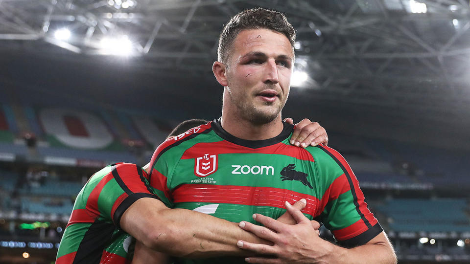 A nasty shoulder injury has forced Rabbitohs forward Sam Burgess into early retirement.