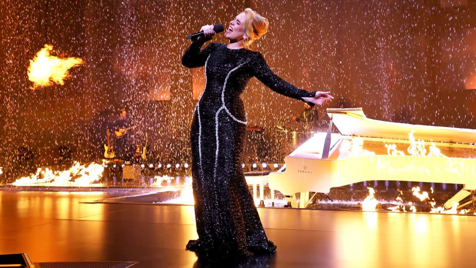 Adele performs in Las Vegas on January 26. - Kevin Mazur/Getty Images for AD