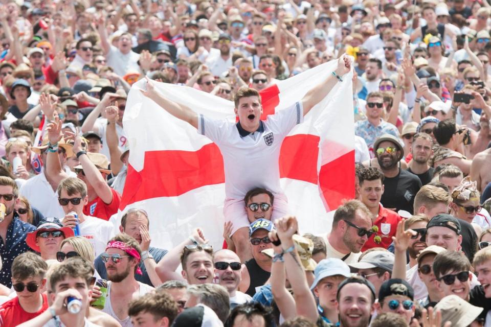 Revelers at the Isle of Wight festival (PA)